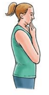 Chin Tuck Exercise Image